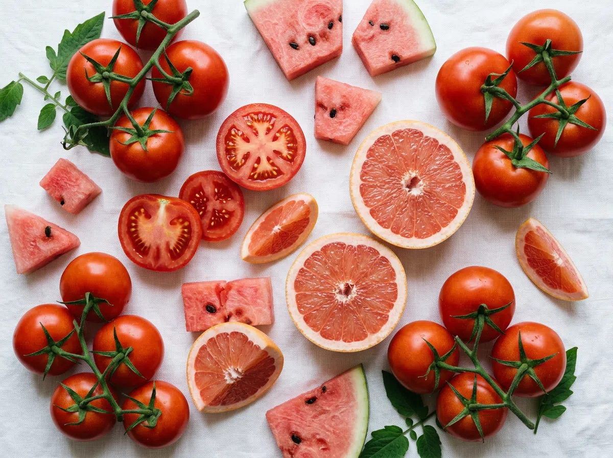 Lycopene-rich tomatoes and red fruits - lycopene supplement for men Australia